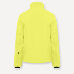 Veste d'hiver Softshell légère, respirante et imperméable pour femme, manteau de neige, capuche en polaire, coupe-vent, finition unie, teinture unie, élasthanne - Product Image 4