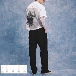 เสื้อยืดครอปทรงบ็อกซี่ปรับแต่งได้สำหรับผู้ชายดีไซน์ดิจิทัลพิมพ์ลาย - Product Image 2