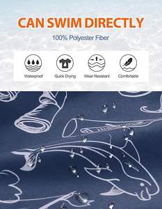 Shorts de Playa para Hombre de Alta Calidad al por Mayor, 100% Poliéster, Casuales, con Logotipo Personalizado en la Parte Delantera, Secado Rápido, Impermeables - Product Image 5