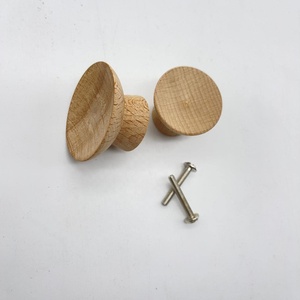 ลูกบิดประตูไม้สักทำมือทันสมัยลูกบิดลิ้นชักตกแต่งสำหรับสำนักงานบ้านร้านอาหารและเฟอร์นิเจอร์คาเฟ่ซื้อออนไลน์ - Product Image 2