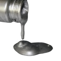 Pigment d'aluminium métallisé sous vide effet miroir chromé pour revêtements liquides haute performance, pulvérisation pour bateaux, meubles et plastiques