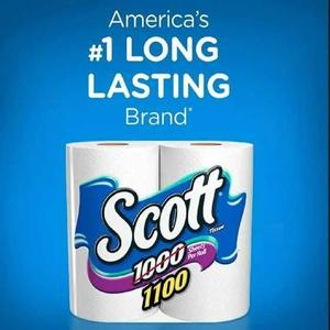 Papier hygiénique non parfumé Scott 1100, 1 pli (36 rouleaux = 1100 feuilles par rouleau)-Papier hygiénique emballé individuellement - Product Image 4