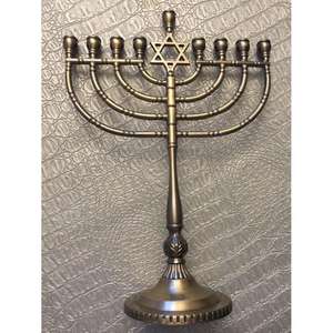 7 Bras Menorah Bougeoir De Mariage Halloween Fêtes Décoration De Table Décoratif De Luxe Bougeoir Pour Hanukah Décor À La Maison - Product Image 5