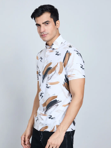 เสื้อยืดแขนสั้นคอโปโลผู้ชายแบบพรีเมี่ยม, เสื้อยืดดีไซน์โดดเด่นสวมใส่สบายน้ำหนักผ้า260กรัม - Product Image 4