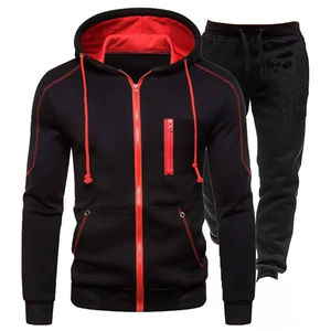 Survêtement d'hiver pour homme de haute qualité en polyester/coton, design 2 en 1, sublimation personnalisée, léger, coupe ajustée, tendance - Product Image 3