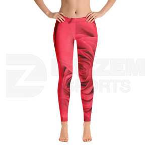 New Design Womens Sportswear <b>Low</b> <b>Waist</b> Skinny Fitness Tights Stretch Durable Gym Yoga Pants Sublimation Print <b>Leggings</b> - Product Image 1