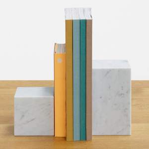 Fabricant OEM, serre-livres en marbre durable, design lourd, empêche les livres de glisser ou de tomber - Product Image 2