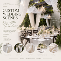 Décorations de table de mariage personnalisées de haute qualité, centres de table floraux, draperies en tissu, décorations de mariage