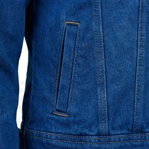 Veste en jean pour femme à col rabattu, grande taille, usage extérieur, tendance, décontractée, streetwear, vêtement, couleur personnalisée - Product Image 5