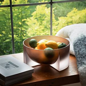 Bol de service en résine décoratif de style antique moderne, fabriqué à la main, poli, d'origine indienne, écologique, compatible lave-vaisselle - Product Image 6