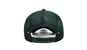 Sombreros de camionero verdes de 5 paneles Gorra deportiva de alta calidad, gorras de camionero al por mayor fabricadas en tela OEM en Vietnam - Product Image 4