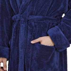 Pakistani Manufacturer Custom Logo Quick Dry Soft Terry Cotton Velour Adult Robe Luxury Bathrobes Women Hotel Bathrobe - Product Image 6