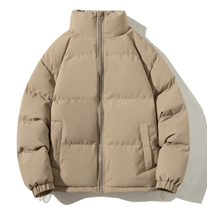 2024 High Street con capucha a prueba de viento transpirable ecológico invierno Zip-Up Puffer chaqueta personalizada Color y tamaño servicio OEM para hombres - Product Image 3