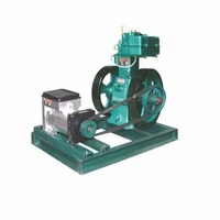 Moteur diesel multicylindre à faible régime REEJA, refroidi par eau, type Lister, 4 temps, 6-24 CV, certifié ISO, pour machines d'ingénierie