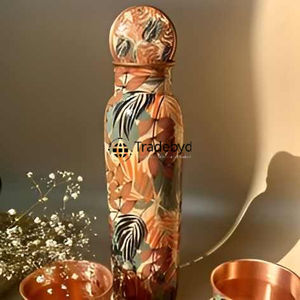 Botella de desintoxicación de cobre de Tradebyd Diseño clásico de bienestar para la Hidratación Diaria y las rutinas de salud personal - Product Image 2