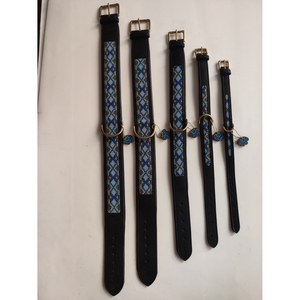 Collier de chien en cuir de génie fait à la main de vache usinée de conception de luxe de qualité supérieure pour l'acheteur - Product Image 5