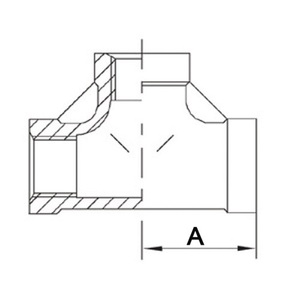 Conector en T Springer con Rosca Hembra NPS 1/2-307, Paquete de 10 Bridas - Product Image 3