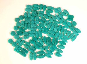 Amazonite naturelle Paire de cabochons de pierres précieuses en vrac Mélange de formes et de tailles Paire d'amazonite Lot de pierres précieuses Fabrication de bijoux - Product Image 2