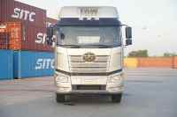 FAW J6P 6x4 420HP LHD RHD Moteur Diesel Euro2 Camions Tracteurs à Plateau Haut Gris Métallisé