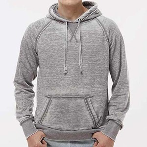 Vente en gros Meilleure vente 100% coton Logo personnalisé OEM Designer Hoodies Hommes Pull Over Hoodie Streetwear Acid Wash Basics - Product Image 2
