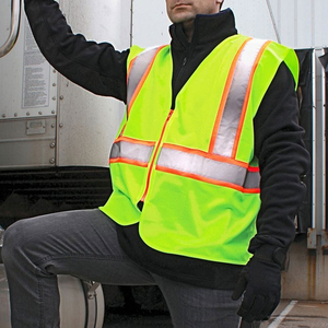 Chaleco de Seguridad Invernal para Hombre con Diseño Reflectante, Tejido Transpirable de Lona, Poliéster/Algodón para Trabajadores de la Construcción y de Carreteras - Product Image 6