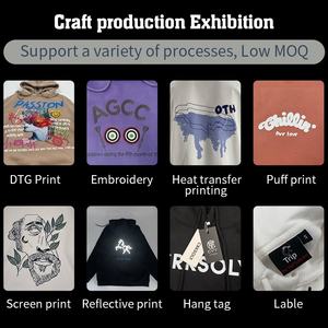 OEMODM personalizado Transferencia de Calor impresión logo vintage estilo americano Polo camisa solapa cuello Sudadera con capucha unisex - Product Image 6