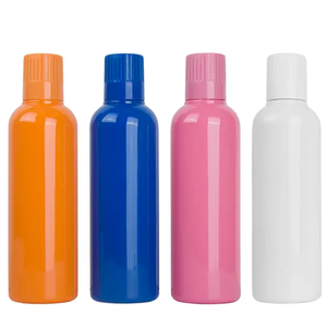 ขวดพลาสติกทรงกลม PET สำหรับโทนเนอร์ผลิตภัณฑ์ดูแลผิวผลิตจากเวียดนามโลโก้ตามสั่ง - Product Image 1