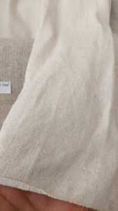 Tissu de dentelle en fibre de coton banane naturelle avec caractéristique métallique pour vêtements pour garçons, sac de créateur de mode design textile à la maison - Product Image 2