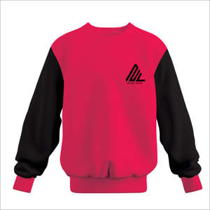 Ropa de calle personalizada para hombre, jersey de gran tamaño en blanco con hombros caídos, sudadera holgada de cuello redondo de algodón polar grueso con bolsillo lateral - Product Image 1