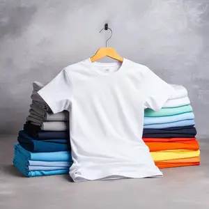 % 100% pamuk özel tasarım toptan düz beyaz t shirt erkekler için giyim satıcı alibaba perakendeciler