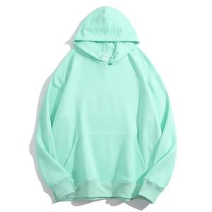 Haute qualité 2025 sweat à capuche pour hommes automne hiver décontracté sweat à capuche ample hommes pull goutte épaule couleur unie sweats à capuche - Product Image 3