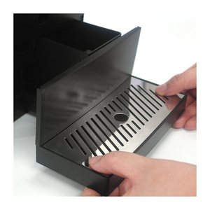 DELICO MILKPRESSO Machine à café électrique entièrement automatique en acier inoxydable pour usage domestique Hauteur d'extraction réglable pour les hôtels - Product Image 2