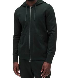 Sudadera con capucha y cremallera para hombre, moderna, deportiva, transpirable, de algodón, informal, de manga larga, para gimnasio, entrenamiento físico, uso diario al aire libre, cómoda y activa - Product Image 1