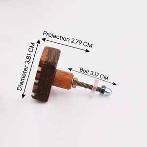 Factory Price Brass Wooden Resin Bone <b>Mother</b> of Pearl Drawer & Door Knob for Kitchen & Bathroom Use - Product Image 2