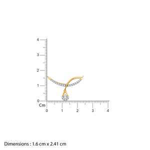 Giva เครื่องประดับทองชั้นดี Vanya เพชร Mangalsutra สีขาวและสีโรสโกลด์พร้อมทับทิมและไข่มุกสำหรับงานแต่งงานงานเลี้ยงและของขวัญ - Product Image 1