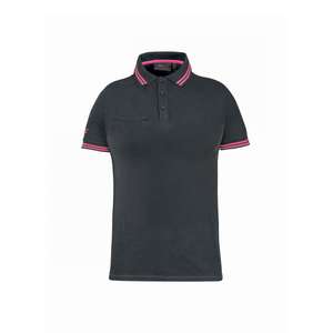 Polo U-POWER à manches courtes Chemise décontractée grise Fucsia Workwear - Product Image 1