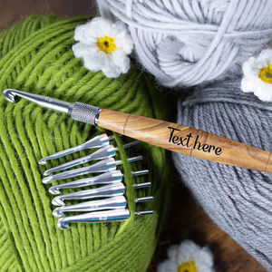 Ganchos de Crochet de Madera Suaves para Principiantes y Expertos - Accesorios Creativos Hechos a Mano de Alta Calidad y Ecológicos - Product Image 1