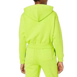 Sudaderas con Capucha de Forro Polar para Mujer, Color Sólido Simple, Ropa Casual Cómoda, Colores y Tallas Personalizables, Proveedor Mayorista - Product Image 2