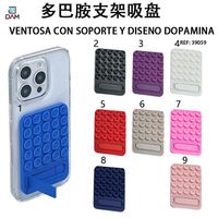 Soporte Magnético de Silicona con Ventosa para Teléfono Móvil, con Soporte para Escritorio