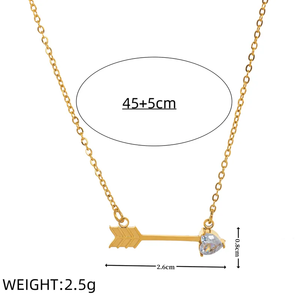 Collier de clavicule en acier inoxydable de conception minimaliste Offre Spéciale pour les femmes unisexes bijoux de mode de couleur polyvalente avec chaîne de corde - Product Image 5