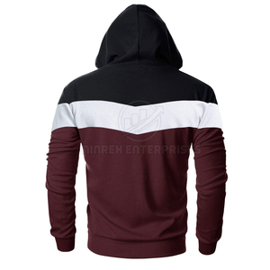 Sudadera con Capucha de Forro Polar de Color Sólido Personalizada para Hombre 2023, con Logotipo Personalizado, Teñido Liso, Secado Rápido, Ropa Urbana de Algodón para Invierno - Product Image 3