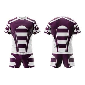 Uniforme personalizado de rugby para hombre al por mayor Jersey sublimado transpirable de secado rápido ropa de fútbol elegante - Product Image 3