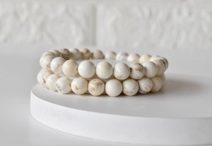 Wholesale Fashion <b>Copper</b> Howlite Crystal 8mm Healing <b>Bracelet</b> for Meditation Jewelry - Product Image 5