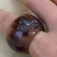 Bague de mariage pour femme en corne de buffle naturelle de qualité supérieure, ronde, écologique, faite à la main, moderne, taille personnalisable, par Crescent Crafts