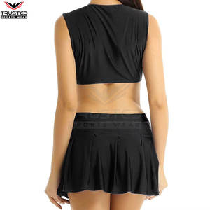 Ensembles d'uniformes de pom-pom girl personnalisés de haute qualité par sublimation Offre Spéciale pour les jeunes filles uniforme de pom-pom girl OEM - Product Image 4