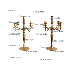 Juego de 2 Candelabros Hechos a Mano, Ecológicos, de Aluminio de Alta Calidad, Color Plateado, con Tamaño y Forma Personalizados para Bodas - Product Image 5