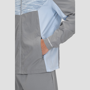 Chaqueta Cortavientos Deportiva de Nailon y Elastano de 3 Tonos Personalizada para Hombre, para Entrenamiento al Aire Libre - Product Image 6