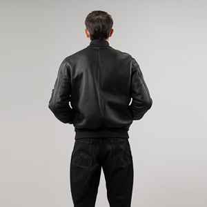 Chaqueta de cuero elegante para hombre de diferentes colores disponibles en el mejor precio de venta Chaqueta de cuero para hombre Venta al por mayor superior - Product Image 5