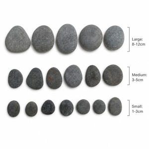 High Quality Tumbled <strong>Pebble</strong> Painting Blank Wholesale <strong>Craft</strong> Studio Even Thickness Hebei Plant Carton Ship - Product Image 3