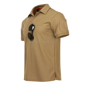 Men's 100% Cotton Tactical T-<b>Shirt</b> Quick Dry Short Sleeve Print Gym Workout Hiking Outdoor Sport <b>Camping</b> Clothing - Product Image 1